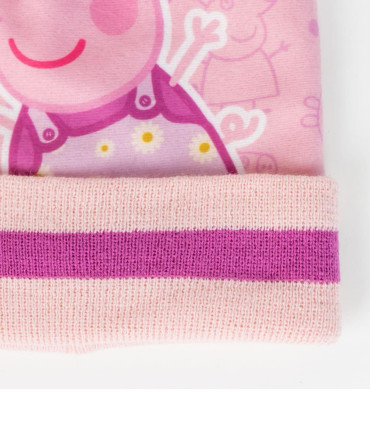PEPPA PIG CHILDREN'S WINTER HAT WITH GLOVES Cerda