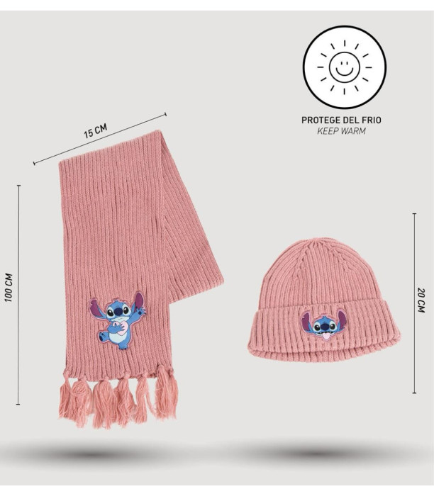 CHILDREN'S HAT WITH SCARF STITCH Cerda