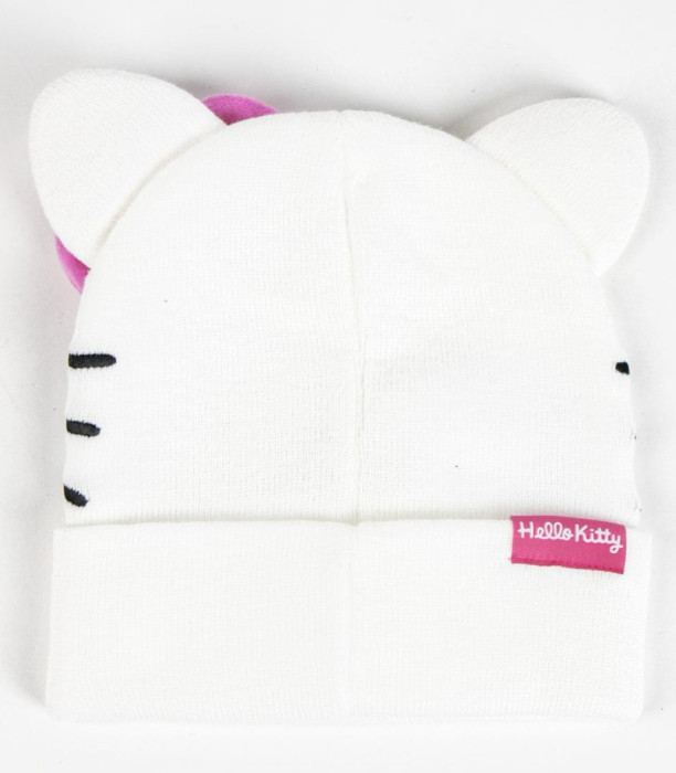 ΠΑΙΔΙΚΟ ΧΕΙΜΕΡΙΝΟ ΚΑΠΕΛΟ HELLO KITTY ΛΕΥΚΟ ΜΕ ΡΟΖ ΚΟΡΔΕΛΑ Cerda