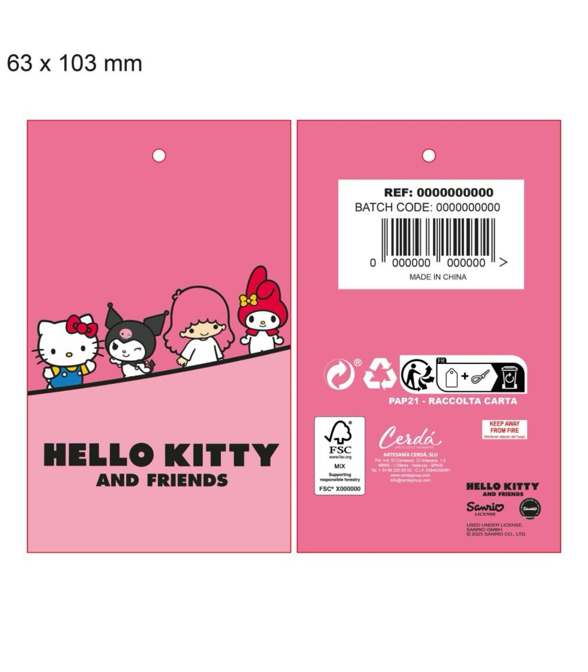 ΠΑΙΔΙΚΟ ΧΕΙΜΕΡΙΝΟ ΡΟΖ ΚΑΠΕΛΟ HELLO KITTY ΜΕ ΑΥΤΙΑ Cerda