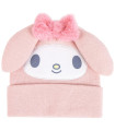 CHILDREN'S WINTER PINK HELLO KITTY HAT WITH EARS