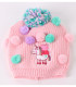CHILDREN'S HAT WITH POM POMS, SCARF AND GLOVES PEPPA PIG Cerda
