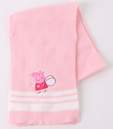 CHILDREN'S HAT WITH POM POMS, SCARF AND GLOVES PEPPA PIG Cerda