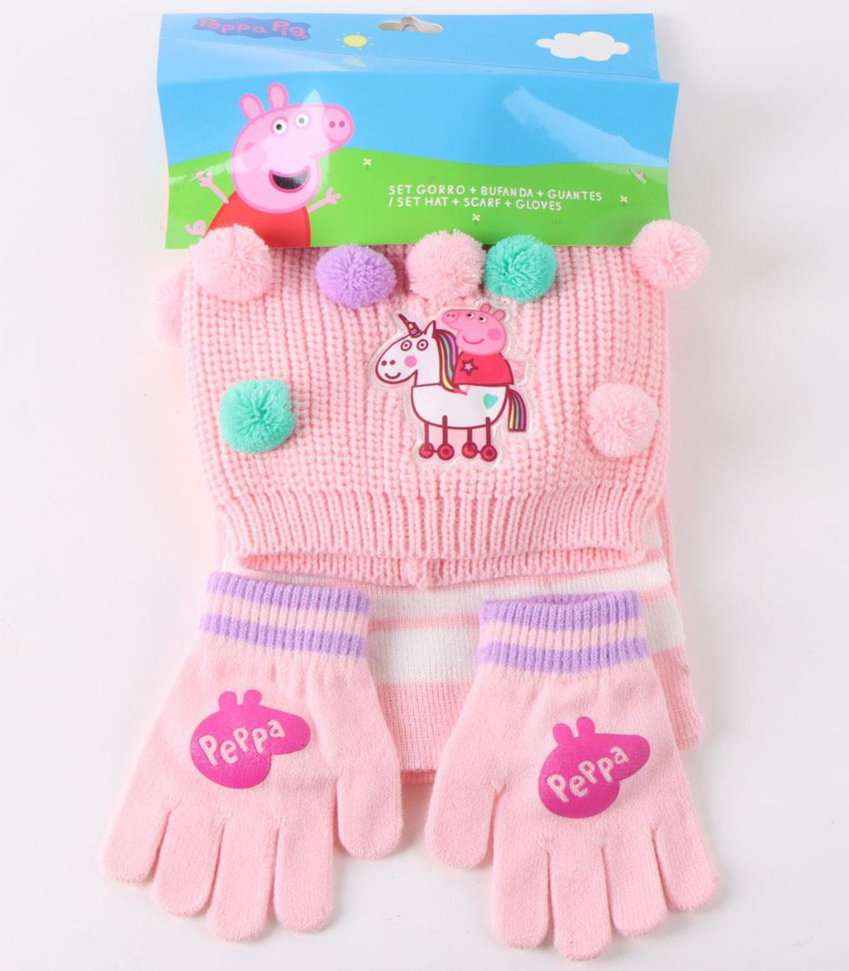 ΠΑΙΔΙΚΟ ΚΑΠΕΛΟ ΜΕ ΠΟΝΤΣΙΚΙΑ, ΣΑΛ ΜΕ ΓΑΝΤΙΑ PEPPA PIG Cerda