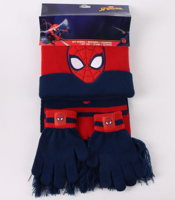 SPIDERMAN CHILDREN'S HAT WITH SCARF AND GLOVES Cerda