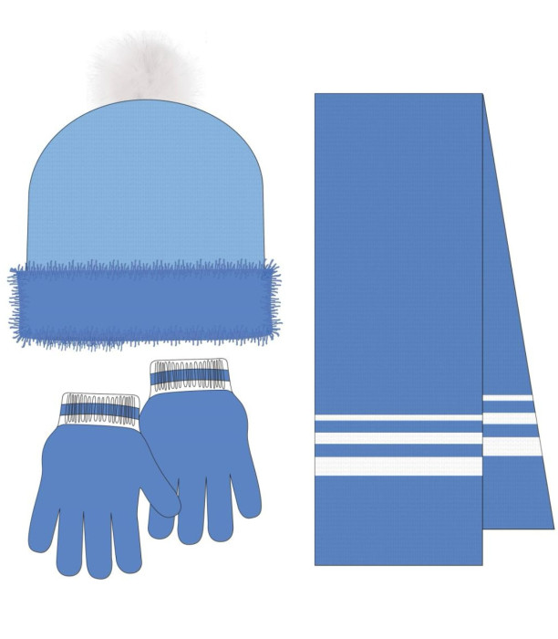 CHILDREN'S HAT WITH SCARF AND GLOVES FROZEN Cerda