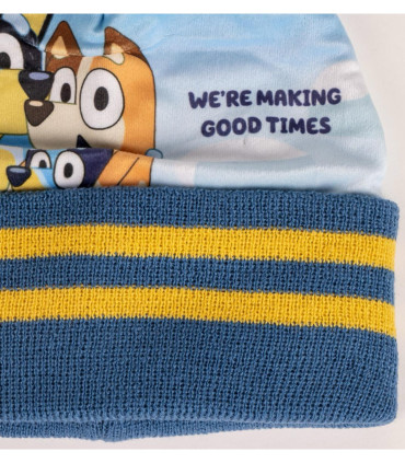 CHILDREN'S HAT, GLOVES, AND BUFF BANDANA BLUEY Cerda
