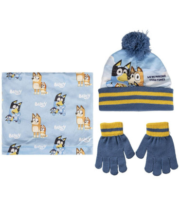 CHILDREN'S HAT, GLOVES, AND BUFF BANDANA BLUEY Cerda