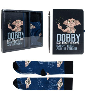 NOTEBOOK WITH PEN AND SOCKS HARRY POTTER DOBBY Cerda
