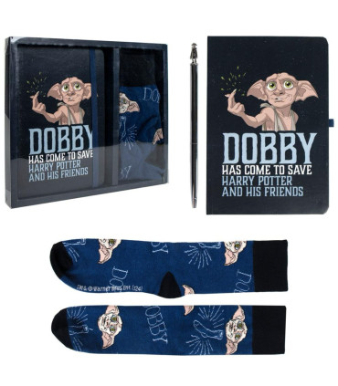 NOTEBOOK WITH PEN AND SOCKS HARRY POTTER DOBBY Cerda