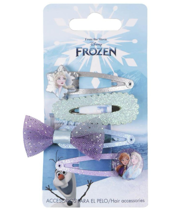 ΦΙΜΠΙ ΓΙΑ ΜΑΛΛΙΑ 4 ΤΕΜ. ΜΕ ΚΟΡΔΕΛΑ ΣΕ ΧΑΡΤΙ FROZEN Cerda