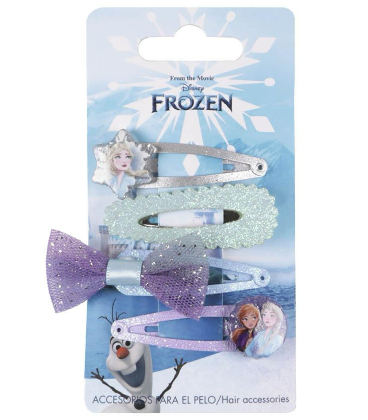 ΦΙΜΠΙ ΓΙΑ ΜΑΛΛΙΑ 4 ΤΕΜ. ΜΕ ΚΟΡΔΕΛΑ ΣΕ ΧΑΡΤΙ FROZEN Cerda