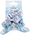 SCRUNCHIE WITH 2 CLIPS AND FROZEN BOW