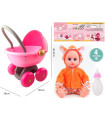 DOLL STROLLER 40*40 WITH A CRYING BABY