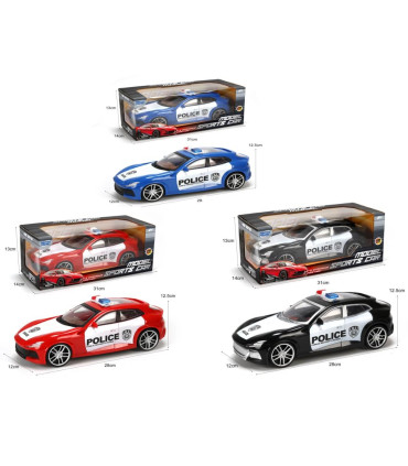 CHILDREN'S LARGE POLICE CAR IN BOX 31CM Armtoys