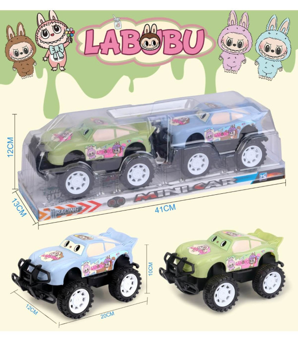 CHILDREN'S JEEP 2 PCS. IN BLISTER LABUBU Armtoys