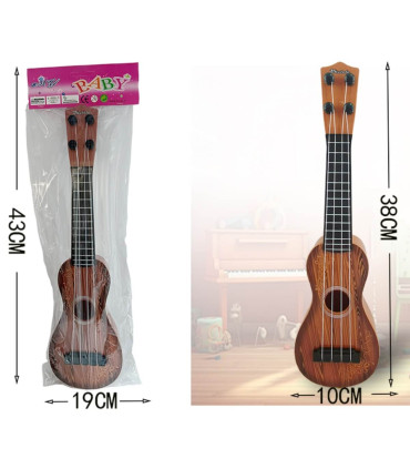 CHILDREN'S BROWN GUITAR 38 CM IN BAG Armtoys