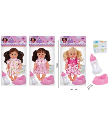 DOLL WITH A CONE AND DIAPER IN A BAG Armtoys