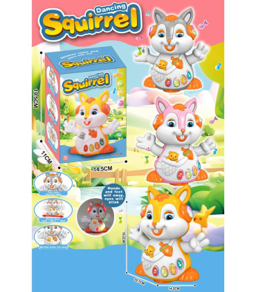 BATTERY-OPERATED BABY TOY SQUIRREL Armtoys