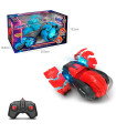 CHILDREN'S STUNT CAR WITH 3 WHEELS, REMOTE CONTROL AND RECHARGEABLE BATTERY