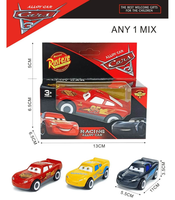 METAL CAR WITH EYES IN A BOX Armtoys