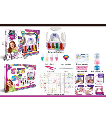 CHILDREN'S MANICURE SET WITH BATTERY LAMP Armtoys