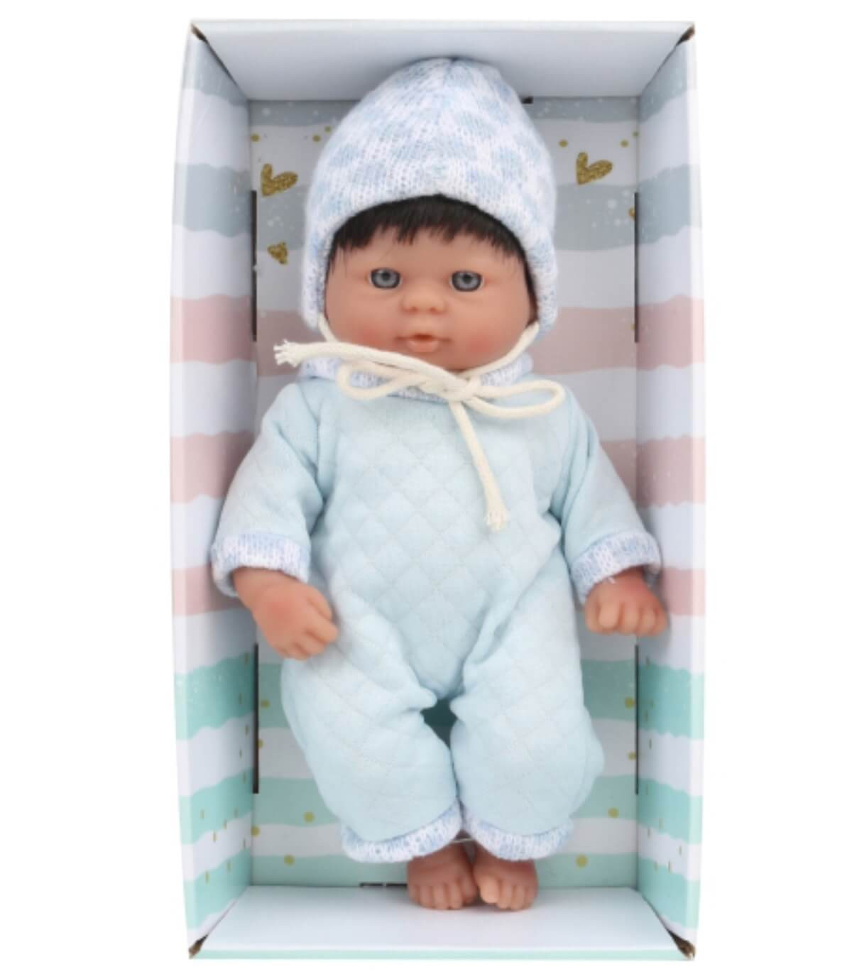 ΚΟΥΚΛΑ MINI BABY DOLL ΜΕ ΜΠΛΕ ΡΟΥΧΑ 25 ΕΚ Armtoys