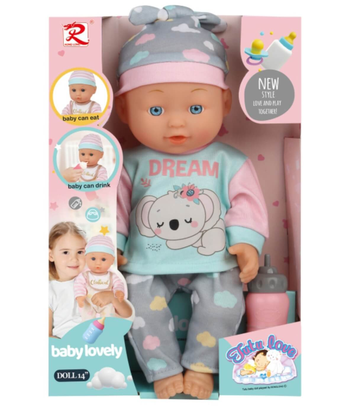 ΠΙΚΑΕΣΤΑ ΚΟΥΚΛΑ ΜΩΡΟΥ DREAM ΣΕ ΑΝΟΙΧΤΟ ΚΟΥΤΙ Armtoys