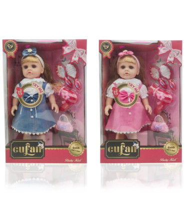BEAUTIFUL DOLL WITH A SCENT AND A DENIM SKIRT Armtoys