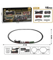 CHILDREN'S SMALL TRAIN WITH TRACKS 16 PARTS