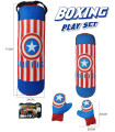 CHILDREN'S LARGE BOXING BAG CAPTAIN AMERICA