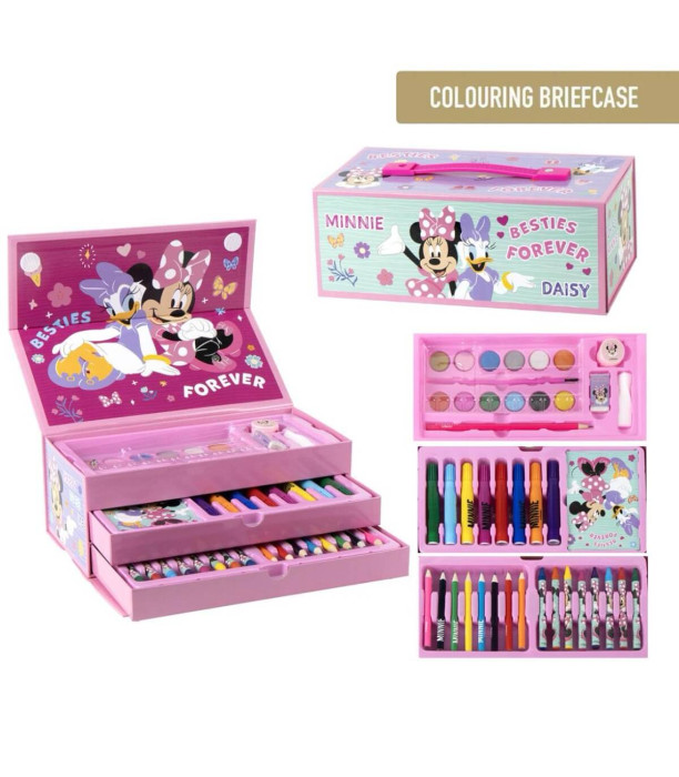 THREE-TIER DRAWING SUITCASE MINNIE Cerda