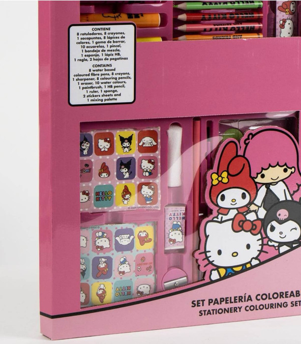 LARGE HELLO KITTY COLORING SET Cerda