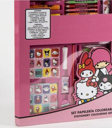 LARGE HELLO KITTY COLORING SET Cerda