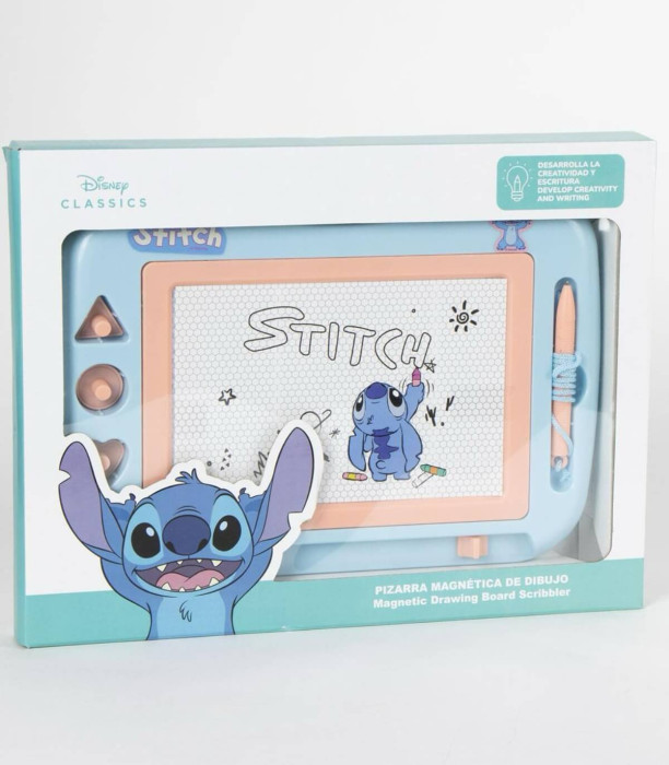 MAGNETIC DRAWING AND WRITING BOARD IN STITCH BOX Cerda