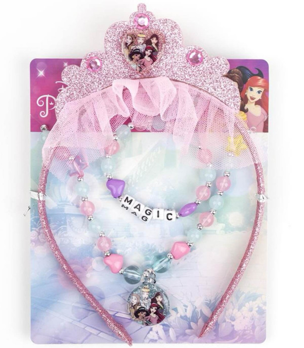 HAIR TIARA WITH NECKLACE AND BRACELET PRINCESS Cerda