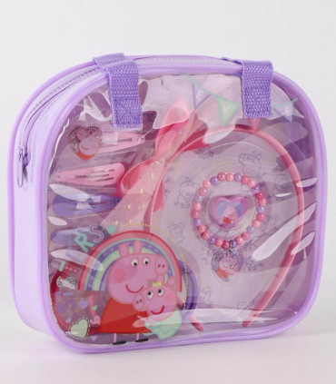 JEWELRY SET WITH ACCESSORIES IN A PEPPA PIG BAG Cerda