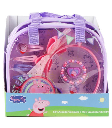 JEWELRY SET WITH ACCESSORIES IN A PEPPA PIG BAG Cerda