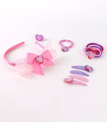 JEWELRY SET WITH ACCESSORIES IN A PEPPA PIG BAG Cerda
