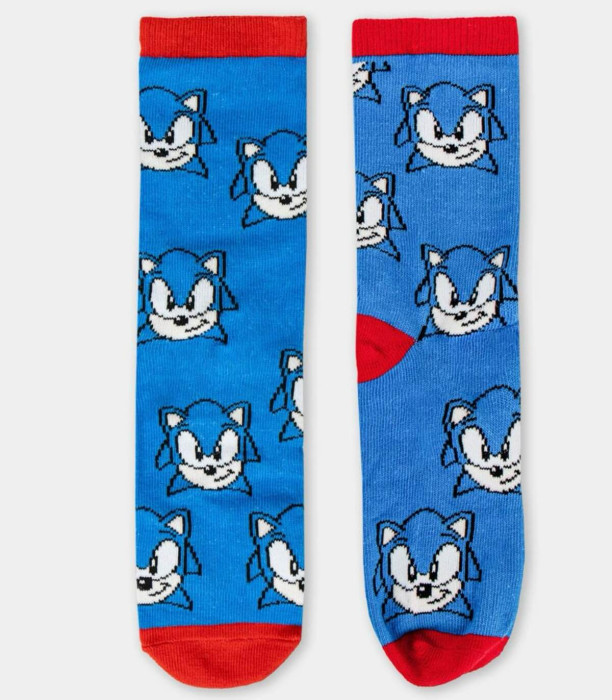 CHILDREN'S SOCKS 4 PAIRS IN A JAR SONIC 27-38 