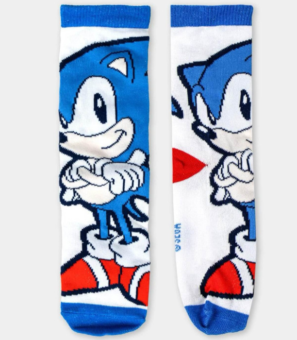 CHILDREN'S SOCKS 4 PAIRS IN A JAR SONIC 27-38 