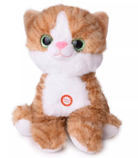 ΛΟΥΤΡΙΝΗ ΓΑΤΑ 30 ΕΚ. + ΗΧΟΣ ΓΚΡΙ/ΠΟΡΤΟΚΑΛΙ Amek toys