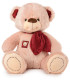 PLUSH BEAR WITH SCARF 50 CM BLUE/RED Amek toys