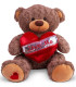 PLUSH BEAR WITH HEART 2 COLORS 80 CM Amek toys