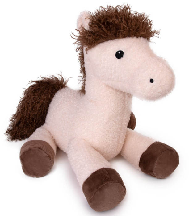 PLUSH HORSE 45 CM BEIGE/ECRU Amek toys