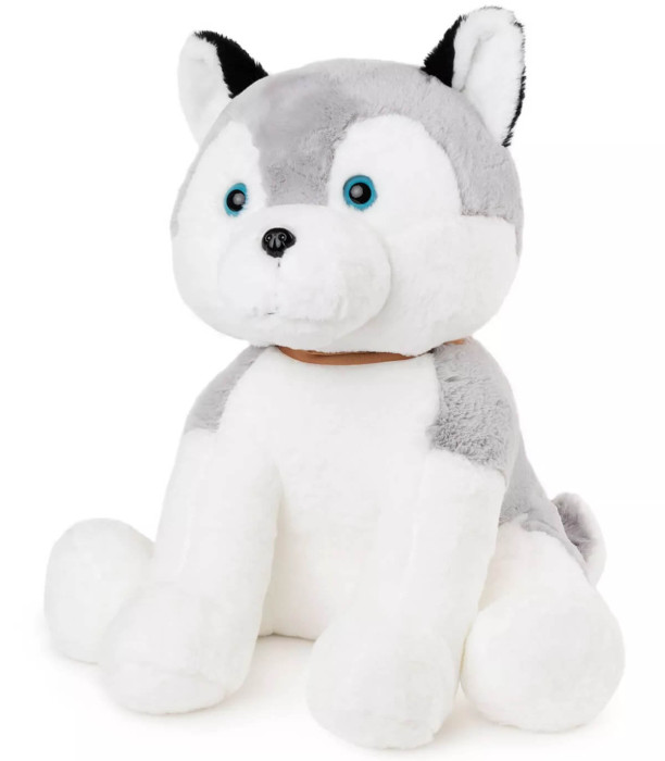 PLUSH HUSKY DOG 55 CM Amek toys
