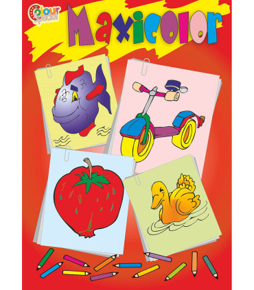 ΒΙΒΛΙΟ ΖΩΓΡΑΦΙΚΗΣ MAXICOLOR 80 ΣΕΛ. 2 ΤΥΠΟΙ Boek Specials Nederland bv