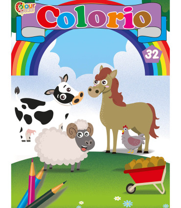 ΒΙΒΛΙΟ ΖΩΓΡΑΦΙΚΗΣ COLORIO 32 ΣΕΛΙΔΕΣ 4 ΕΙΔΗ Boek Specials Nederland bv