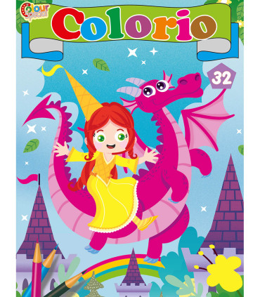 ΒΙΒΛΙΟ ΖΩΓΡΑΦΙΚΗΣ COLORIO 32 ΣΕΛΙΔΕΣ 4 ΕΙΔΗ Boek Specials Nederland bv