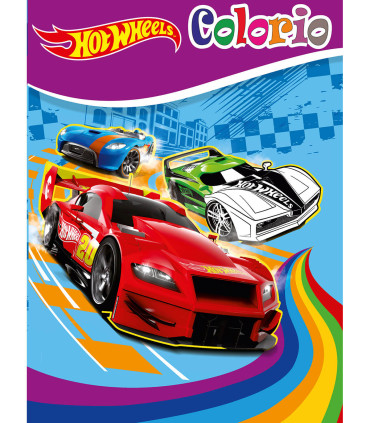 ΒΙΒΛΙΟ ΖΩΓΡΑΦΙΚΗΣ HOT WHEELS COLORIO 32 ΣΕΛΙΔΕΣ 4 ΤΥΠΟΙ Boek Specials Nederland bv